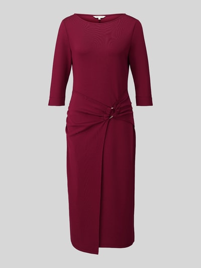 Tom Tailor Tailliertes Businesskleid aus Modal-Mix Bordeaux 2