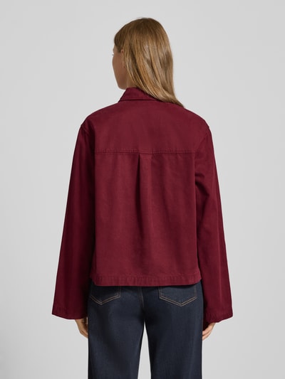 JAKE*S STUDIO WOMAN Hemdbluse mit Knopfleiste Bordeaux 5