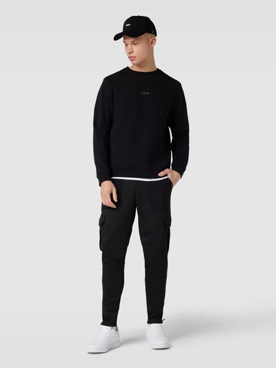 Balr. Regular Fit Sweatpants mit Cargotaschen Modell Black 1