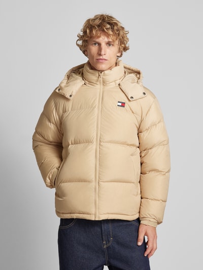 Tommy Jeans Gewatteerd jack met capuchon, model 'ALASKA' Beige - 4