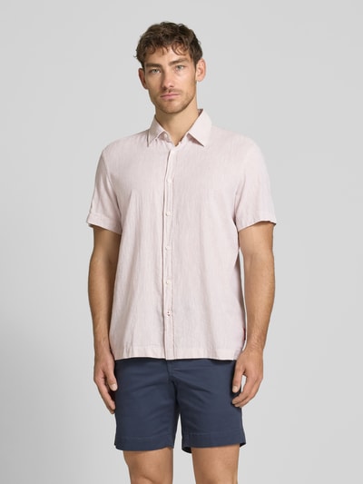 JOOP! Jeans Regular Fit Freizeithemd aus Leinen-Baumwoll-Mix Beige 4