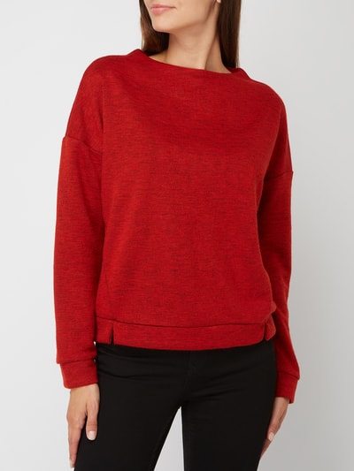 Tom Tailor Denim Pullover mit überschnittenen Schultern Rot 3