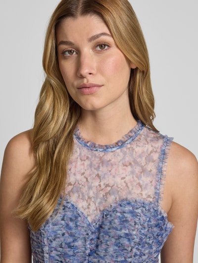 Hey Kyla Abendkleid aus Tüll im Stufen-Look Bleu 3