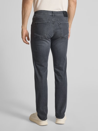 Brax Regular Fit Jeans mit Eingrifftaschen Modell 'CHUCK' Anthrazit 5