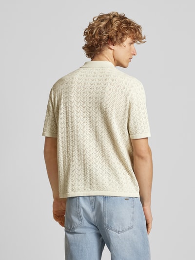 Jack & Jones Regular fit vrijetijdsoverhemd met polokraag, model 'TYLER' Beige - 5