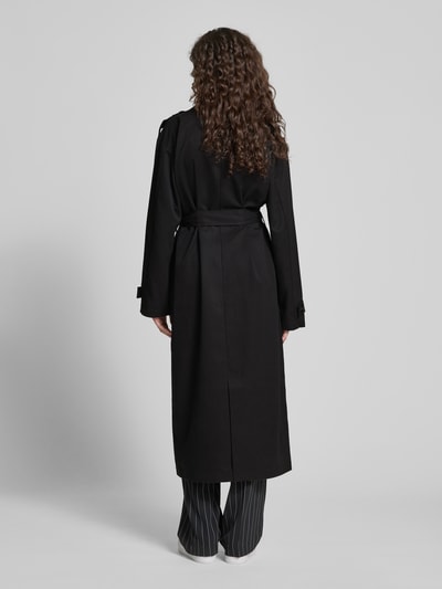 Only Comfort Fit Trenchcoat mit Reverskragen Modell 'LINE' Black 5