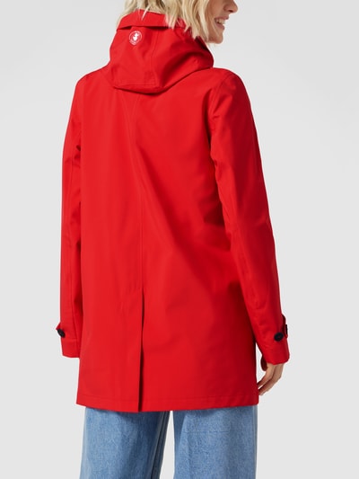 SAVE THE DUCK Jacke mit abnehmbarer Kapuze Modell 'APRIL' Rot 5