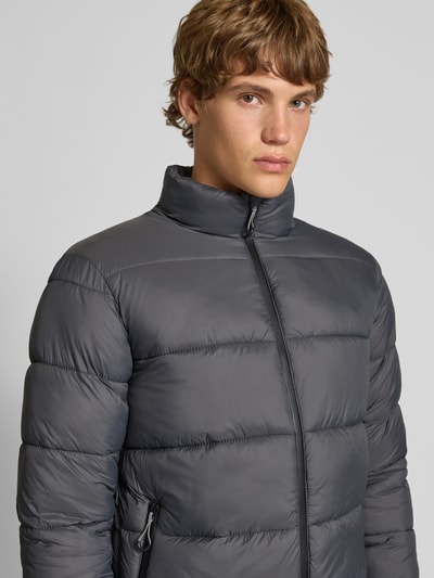 Blend Gewatteerd jack met opstaande kraag, model 'EIDEN' Antraciet - 3