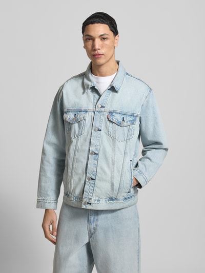 Levi's® Jeansjacke aus reiner Baumwolle  Hellblau 4