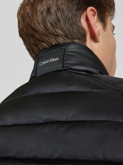 CK Calvin Klein Steppweste mit Stehkragen und Reißverschlusstaschen Black 3