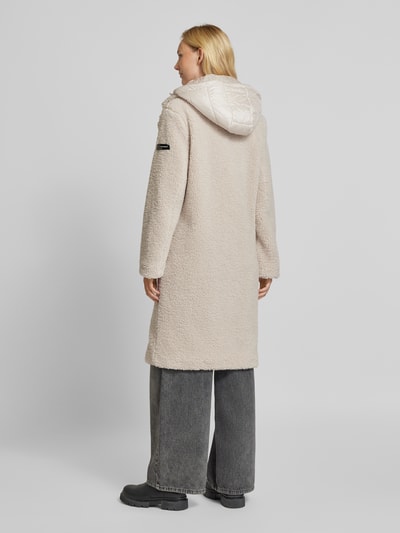 Frieda & Freddies Mantel im Double-Layer-Look Modell 'GINE' Sand 5