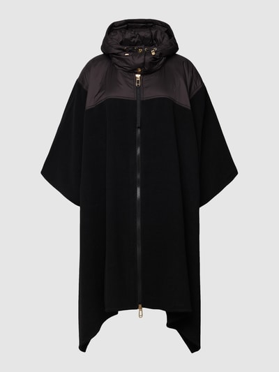 JOOP! Mantel in Poncho-Optik Schwarz 2