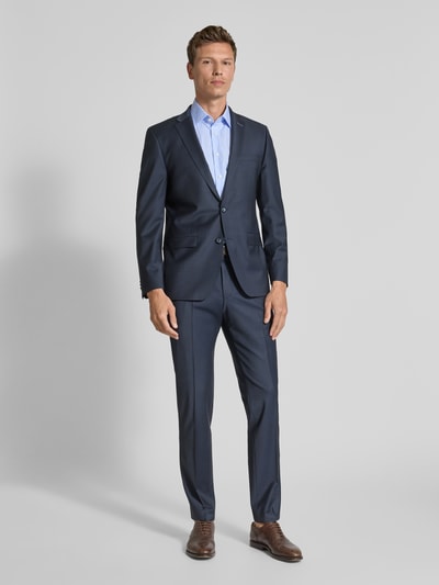Christian Berg Men Regular fit zakelijk overhemd met knoopsluiting Bleu - 1