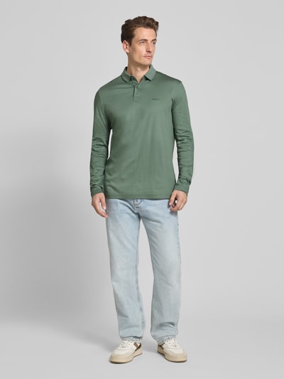 BOSS Green Regular fit poloshirt van puur katoen, model 'PIROL' Lindegroen - 1