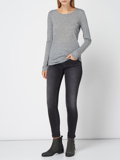 Joseph Janard Longsleeve mit Wolle Dunkelgrau Melange 1