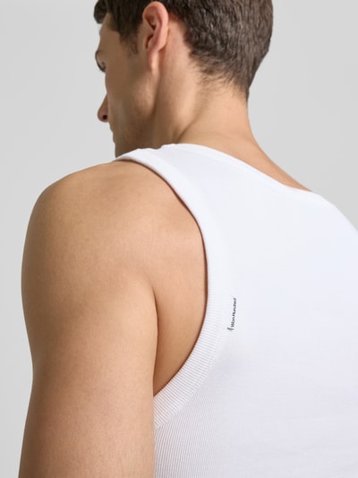 WON HUNDRED Tanktop in Feinripp-Optik Weiss 3