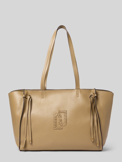 Liu Jo White Tote Bag mit Logo-Detail Modell 'Lapis' Khaki 2