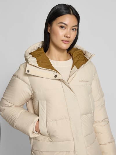 PEAK PERFORMANCE Regular fit gewatteerde lange jas met vulling van eendendons, model 'Quiver' Beige - 3