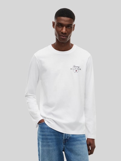 Tommy Hilfiger regular fit shirt met lange mouwen van puur katoen Wit - 4