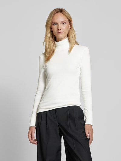 Marc Cain Longsleeve mit Stehkragen Offwhite 4