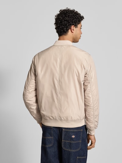 ONLY & SONS Regular Fit Blouson mit College-Kragen Modell 'JOSHUA' Beige 5