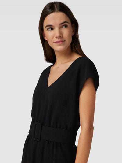 ARMANI EXCHANGE Minikleid mit abgerundetem V-Ausschnitt Black 3