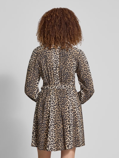 Only Soepele vrijetijdsjurk van pure viscose, model 'NOVA LIFE' Zand - 5