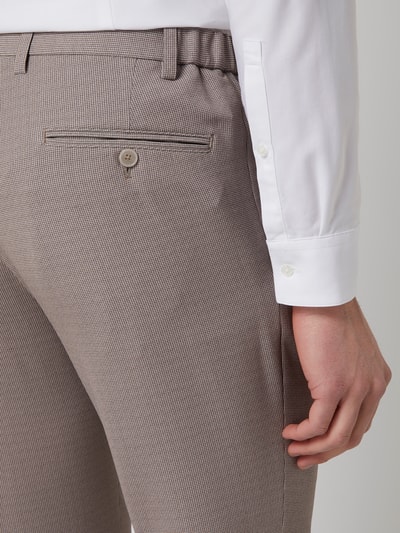 HECHTER PARIS Modern fit pantalon met stretch Beige - 3