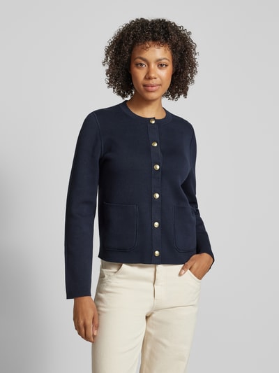 Tommy Hilfiger Cardigan mit aufgesetzten Taschen Dunkelblau 4