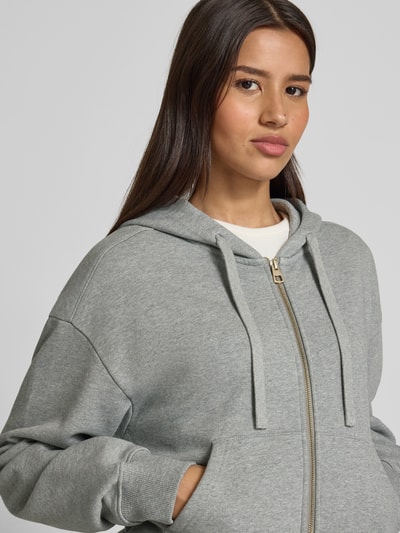 Marc O'Polo Relaxed fit sweatjack van puur katoen Middengrijs - 3