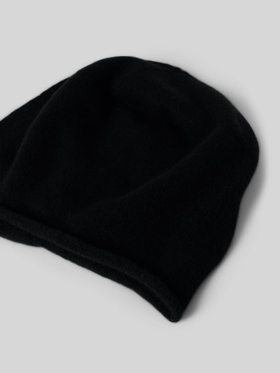 Seeberger Mütze aus reinem Kaschmir Black 2