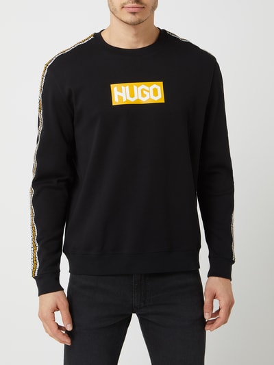 HUGO Sweatshirt aus Baumwolle Modell 'Dubeshi' Black 4