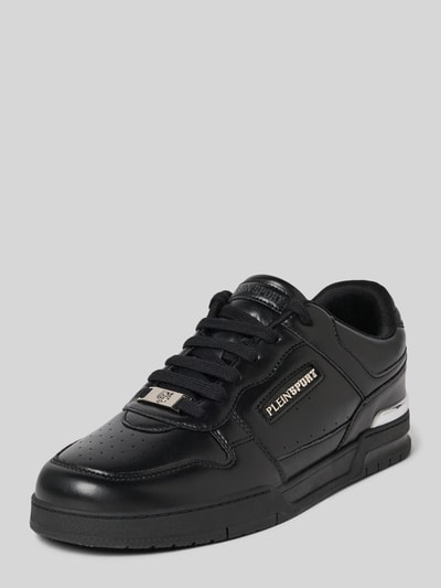 PLEIN SPORT Sneakers van leer met vetersluiting, model 'VIPER II'  - 1