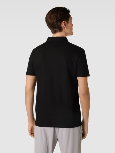 Strellson Poloshirt mit Strukturmuster Modell 'Fadu' Black 5