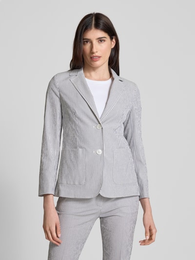 Weekend Max Mara Żakiet z nakładanymi kieszeniami model ‘ALETTA’ Ciemnoniebieski 4