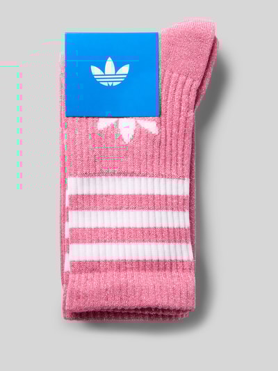 adidas Originals Socken mit Label-Print im 2er-Pack Pink 3