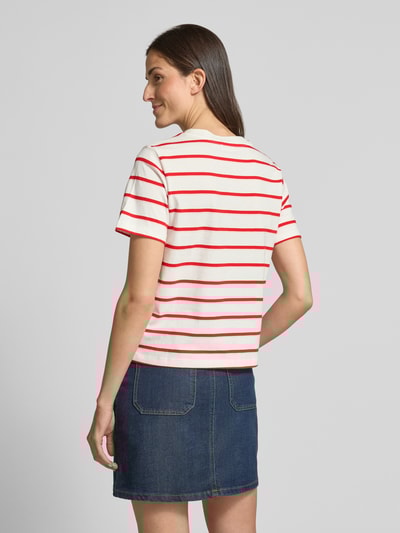 s.Oliver RED LABEL Regular fit T-shirt van puur katoen Wit - 5