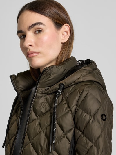 Fuchs Schmitt Regular Fit Steppjacke mit gefüttertem Stehkragen Oliv 3