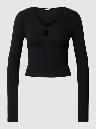 Noisy May Longsleeve mit Cut-Out Modell 'MAYA' Black 2