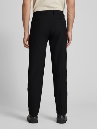 Baldessarini Pantalon van linnenmix, model 'Massa' Zwart - 5