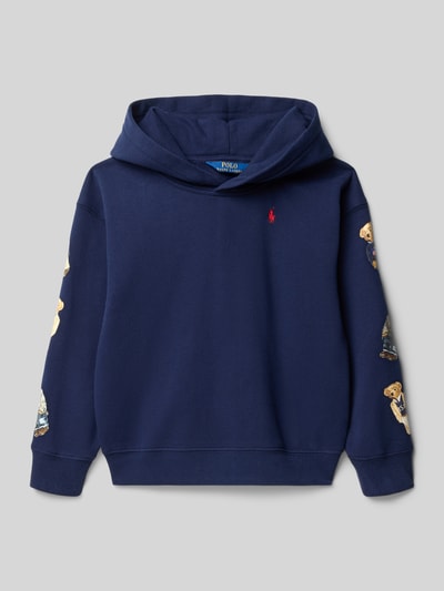 Polo Ralph Lauren Kids Regular fit hoodie met logoprint Marineblauw - 1