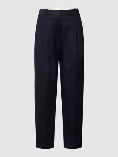 BOSS Stoffhose mit Hakenverschluss Modell 'Tetida' Marine 2