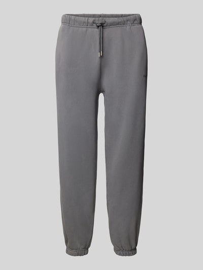 HUGO Sweatpants mit Label-Detail Modell 'Dopee' Stein 1