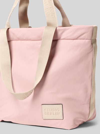 STUDIO BERLIN Shopper mit Logo-Patch Modell 'Prenzlau' Pink 3