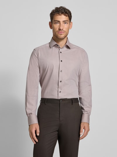 OLYMP Modern Fit Business-Hemd mit Kentkragen Sand 4