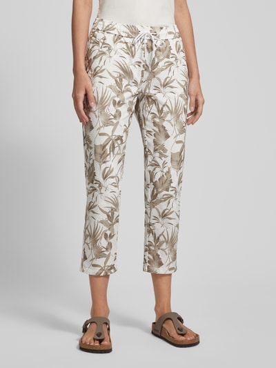 Toni Dress Spodnie materiałowe o skróconym kroju slim fit model ‘SUE’ Beżowy 4