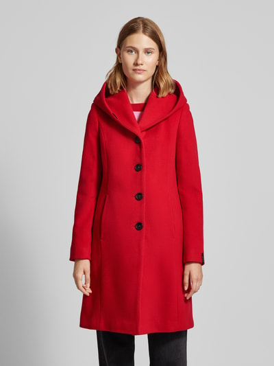 Milo Coats Mantel mit Kapuze Modell 'Bella' Rot 4