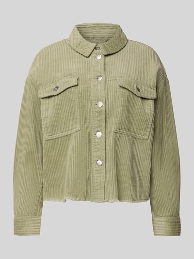 Only Kurtka sztruksowa o kroju regular fit z czystej bawełny model ‘MARINA-ENY LIFE’ Miętowy 2