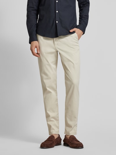 SELECTED HOMME Slim Fit Chino in unifarbenem Design Modell 'NEW Miles' Kitt 4