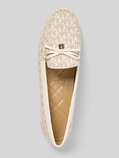MICHAEL Michael Kors Ballerinas mit Schleifen-Detail Modell 'JULIETTE' Ecru 3